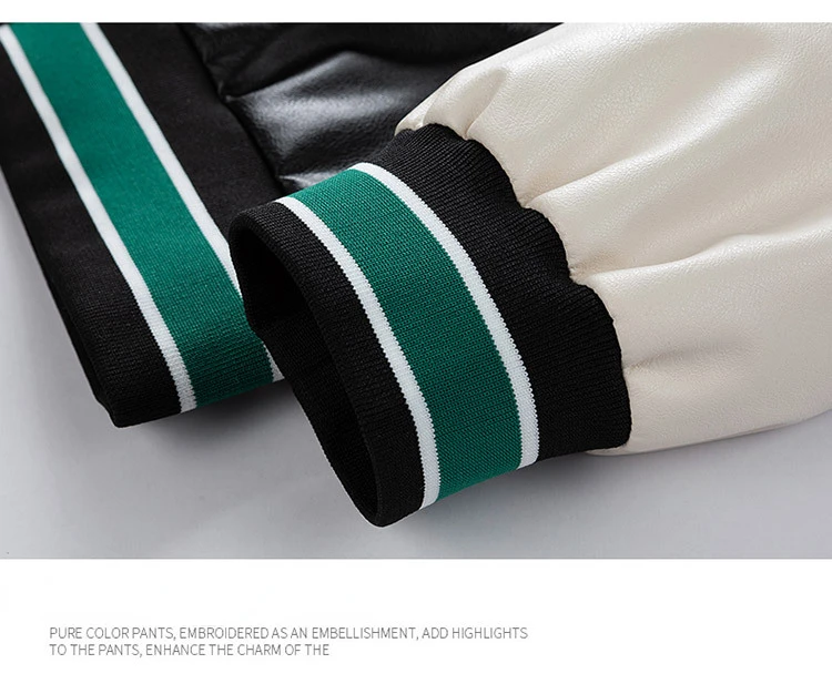 Letterman Varsity Jacket Cuir – Image 5