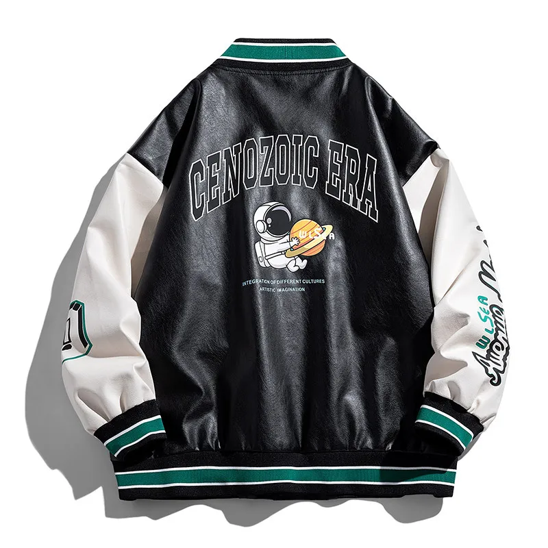 Letterman Varsity Jacket Cuir – Image 2