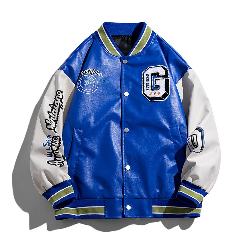 Letterman Varsity Jacket Cuir – Image 3