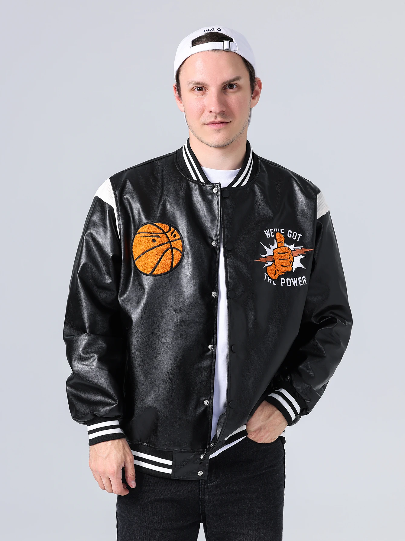 Leather Varsity