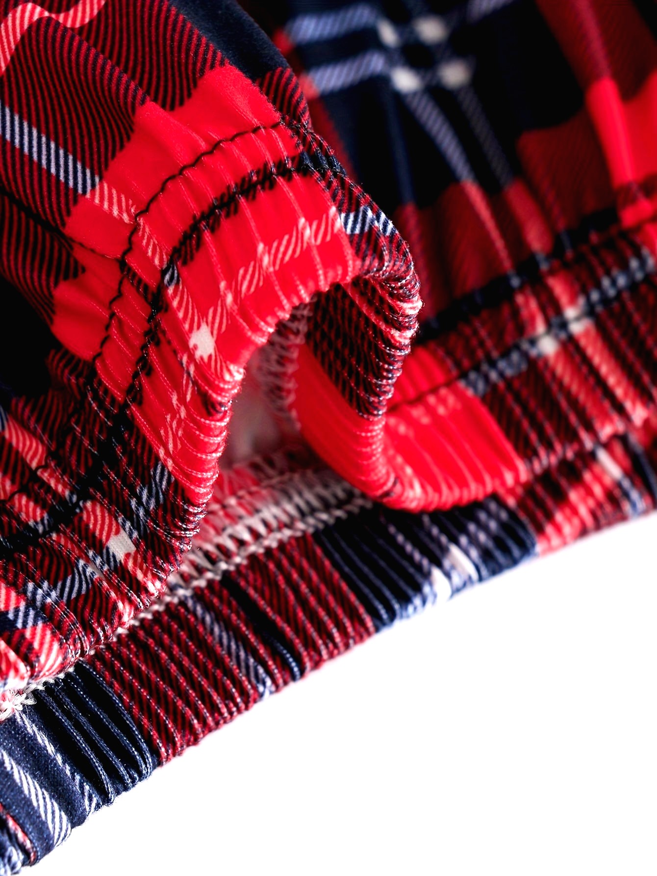 Chemise En Flanelle Rouge Femme Pyjama – Image 7