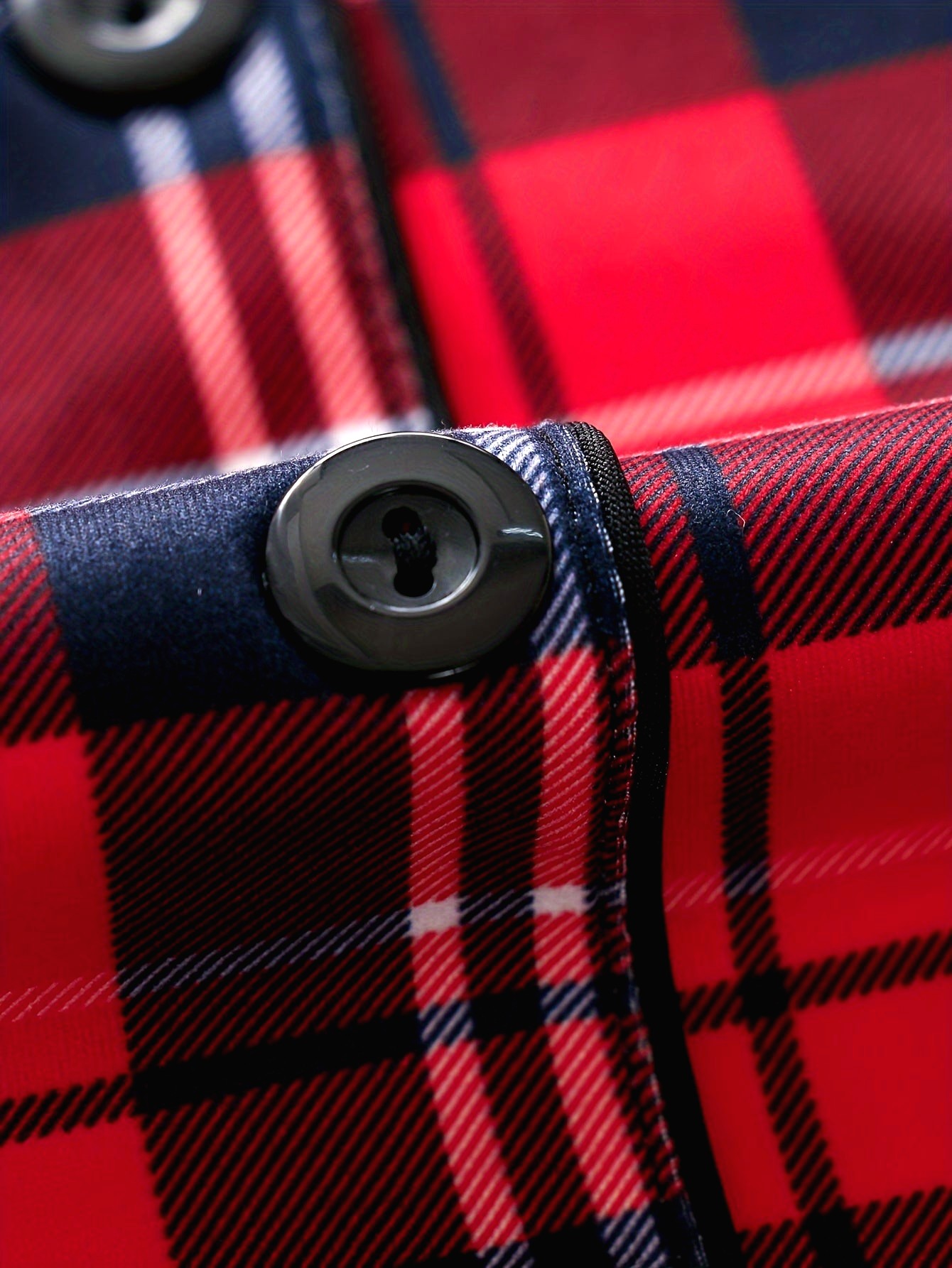 Chemise En Flanelle Rouge Femme Pyjama – Image 5