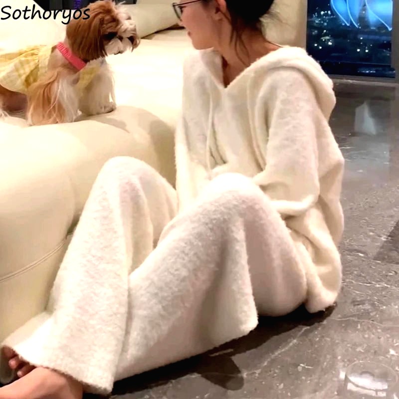 Pyjama En Flanelle Epaisse Femme