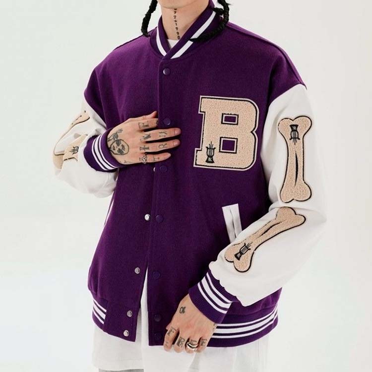 Veste Universitaire Violet – Image 2